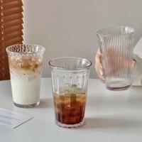 Grand Gobelet en Verre Moderne Grande Capacité pour Americano Glacé, Latte, Jus de Fruits, Cocktails – Idéal pour la Maison, le Café, le Restaurant – Vente en Gros