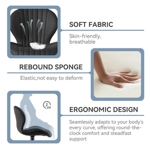 Tabouret de bar ergonomique moderne et stable en cuir avec éponge rebondissante, hauteur réglable, pour extérieur et salle de sport, base en fer - Product Image 4