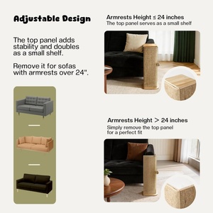 ที่ข่วนมุมโซฟาไม้พร้อมแผ่นป้องกันรอยขีดข่วนจากเส้นใยไซซอล - Product Image 3