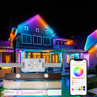 Fuente de Luz Puntual LED Gouly de Control Inteligente para Aleros Exteriores IP68 a Prueba de Agua DC48V con Canal de Aluminio