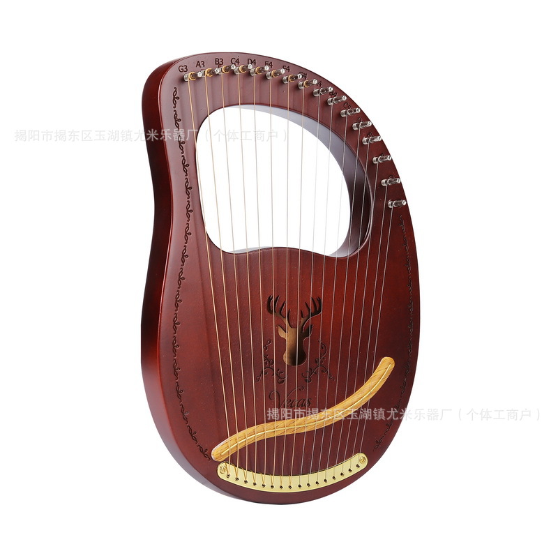 Caja de 16 cuerdas tipo box - reno - color café