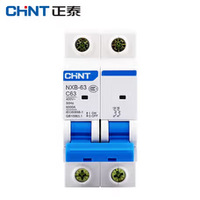Disjoncteur Chint NXB-63 MCB 2P 63A AC 230V 400V Protection contre les surintensités et les courts-circuits