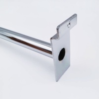 [MSMX] Tubo redondo más vendido con gancho deflector Accesorios de taller avanzados Gancho de exhibición de pared de fideos planos de metal para uso en tienda