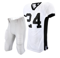 Ensemble d'uniformes de football américain pour adultes de haute qualité 100% polyester, unisexe, respirant, logo personnalisé, sublimation OEM ODM