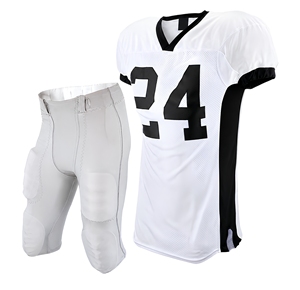 Ensemble d'uniformes de football américain pour adultes de haute qualité 100% polyester, unisexe, respirant, logo personnalisé, sublimation OEM ODM - Product Image 1