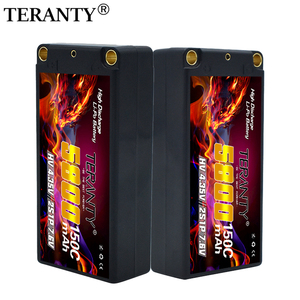 Teranty 2S 7.6V 5800mAh 150C แบตเตอรี่ HV Lipo กับ T/XT60/EC5ปลั๊ก RC แบตเตอรี่สำหรับรถ RC รถบรรทุกรถบรรทุกรถบรรทุกรถบรรทุกรถบรรทุกรถบรรทุกรถบรรทุกของเล่นและงานอดิเรก - Product Image 1