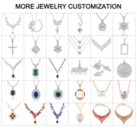 Collier à pendentif en diamant de laboratoire Goldleaf 1/2/3ct de forme ronde 10k 14k 18k or blanc solitaire blanc Def Lab pour femme