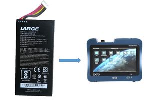 แบตเตอรี่ลิเธียมโพลิเมอร์สำรอง MAX715B 720 สำหรับเครื่องทดสอบ OTDR ความจุแบตเตอรี่ 11.1Ah สำหรับเครื่องทดสอบ Exfo - Product Image 1