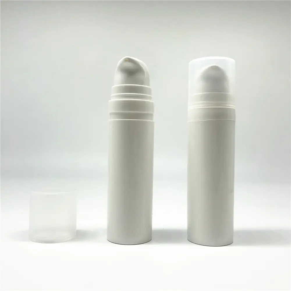 Matte Black Color Cosmetic Airless PP Bottles Packaging for Hand Serum 1oz