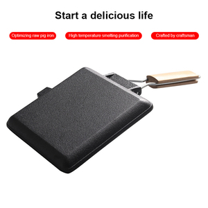 Multipurpose Steak <strong>Frying</strong> <strong>Pan</strong> Folding Handles Cast Iron <strong>Grill</strong> Deep Square Griddle <strong>Pan</strong> Non Stick Ultralight Cooking <strong>Pans</strong> - Product Image 5