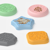 Tapis d'alimentation en silicone pour animaux de compagnie, tapis d'alimentation lent, léger, avec ventouse, pour chiens et chats