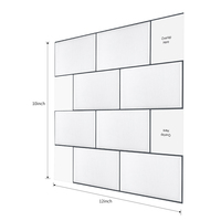 3d Wandtegels Witte Metro Keuken Backsplash Waterdichte Schil En Stok Vinyl Tegel