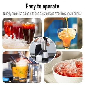 Máquina Comercial Eléctrica de Acero Inoxidable para Triturar Hielo, Granizados, Bebidas Congeladas y Smoothies - Product Image 5