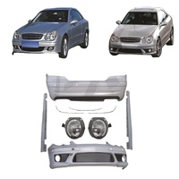 Kit carrosserie pour Mercedes-Benz CLK-Class W209 AMG Pare-chocs avant et arrière Calandre Jupes latérales Feux antibrouillard Kit carrosserie complet 2004-2006