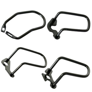 Protector de Desviador Trasero Qt, de Acero, Negro, Universal, Accesorio para Bicicleta - Product Image 1