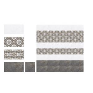 Carreaux muraux en céramique gris glacé avec un design traditionnel, 30x60cm - Product Image 6