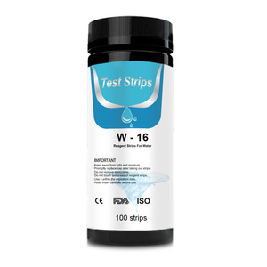แผ่นทดสอบน้ำวานเฉิง W-16 100 แผ่น ตรวจวัดหลายค่าได้ สำหรับน้ำดื่ม น้ำประปา สระว่ายน้ำ และน้ำในตู้ปลา - Product Image 2