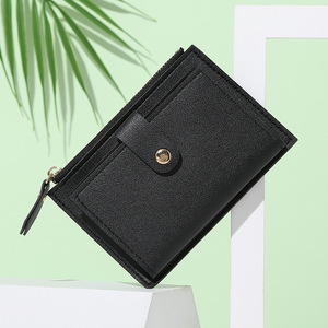 Nouveau sac à main femme sac à main court <span class=keywords><strong>livre</strong></span> d'été féminin simple couleur bonbon étudiant multi-carte couleur unie porte-monnaie - Product Image 1