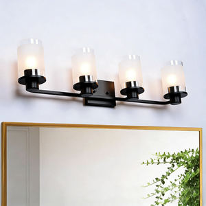 Lámparas de Pared de Interior con Cuerpo de Metal y Vidrio, Diseño de Alta Calidad, Control de Interruptor, 2700K - Product Image 1