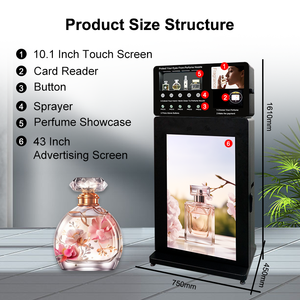 業務用 ラグジュアリー スマート スタンド型 フレグランス 香水 自動販売機 スプレーマシン - Product Image 2