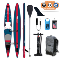Geetone Stand Up Paddle Board Racing Inflable Sup Race Gran fabricante 14ft 12'6ft Grande Inflat sup Race Board