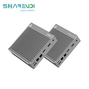 Mini PC Industrial de Cuatro Núcleos Intel Celeron N2840 N2940 con Puertos Ethernet Duales y Pantalla Dual, Sistema Operativo Windows Linux para Computación de Borde - Product Image 1