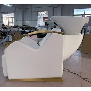 Unidad de Lavado de Cabeza para Salón de Belleza WSS, Sillón de Champú con Lavabo Cerámico, Cama de Champú - Product Image 5