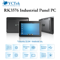 Panel PC Industrial Todo en Uno Rockchip RK3576/3568 de 10.1/7 Pulgadas con Pantalla Táctil Capacitiva, Ubuntu 22.04, 18.04/Android 15, 14/Linux/QT