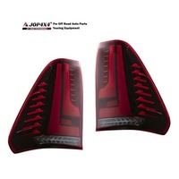 Feux arrière dynamiques à LED complets, feux arrière fumés avec clignotants séquentiels pour Toyota Hilux Revo / Rocco / GR Sport 2015-2024