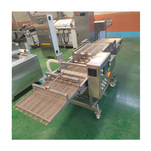 Machine automatique <span class=keywords><strong>de</strong></span> battage et <span class=keywords><strong>de</strong></span> chapelure Patty Machine d'enrobage <span class=keywords><strong>de</strong></span> miettes <span class=keywords><strong>de</strong></span> pâte à crevettes d'occasion industrielle - Product Image 2