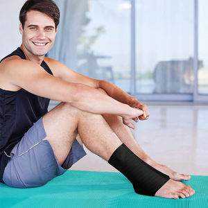 Ankle <b>Ice</b> <b>Pack</b> Wrap for Swelling & Sprained Ankle Brace, Cold Therapy Support Compression Socks - Product Image 6