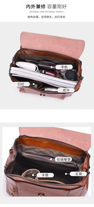 Retro Handmade Cowhide Leather Bag <b>Backpack</b> Genuine Leather Womans <b>Backpack</b> Leather <b>Backpack</b> for Woman - Product Image 3