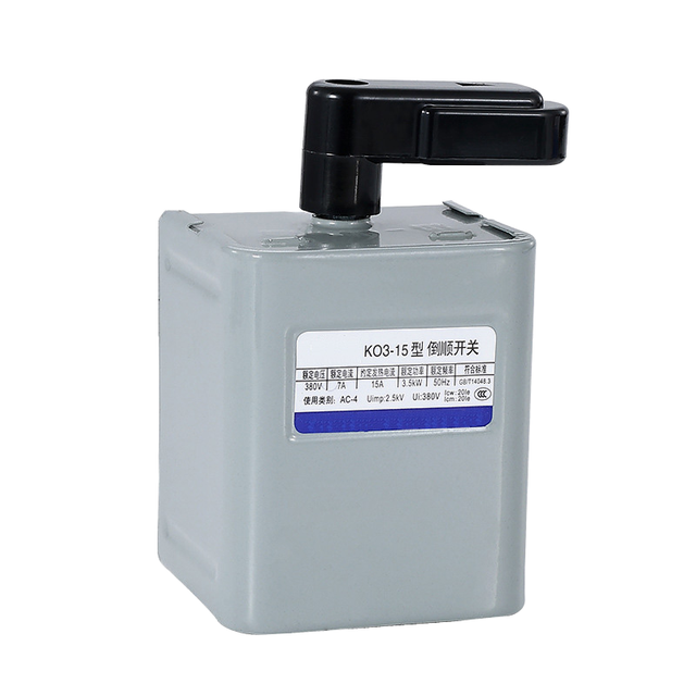 Factory Supply KO3-15 15A 30A 60A 380V IP22 Motor Reverse Switch Cam Switch
