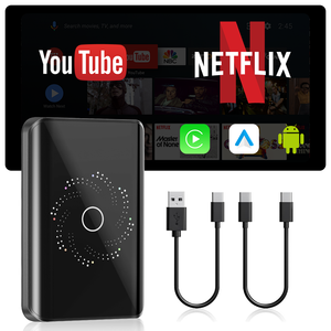 2025 mới phổ biến nhất 4GB + 32GB Carplay ai hộp không dây Android Auto Carplay hộp hỗ trợ cho Netflix Youtube - Product Image 1