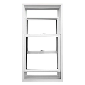 Mỹ phong cách sang trọng PVC với Glass Bảng điều chỉnh Đôi Treo Cửa Sổ dọc cửa sổ trượt - Product Image 4
