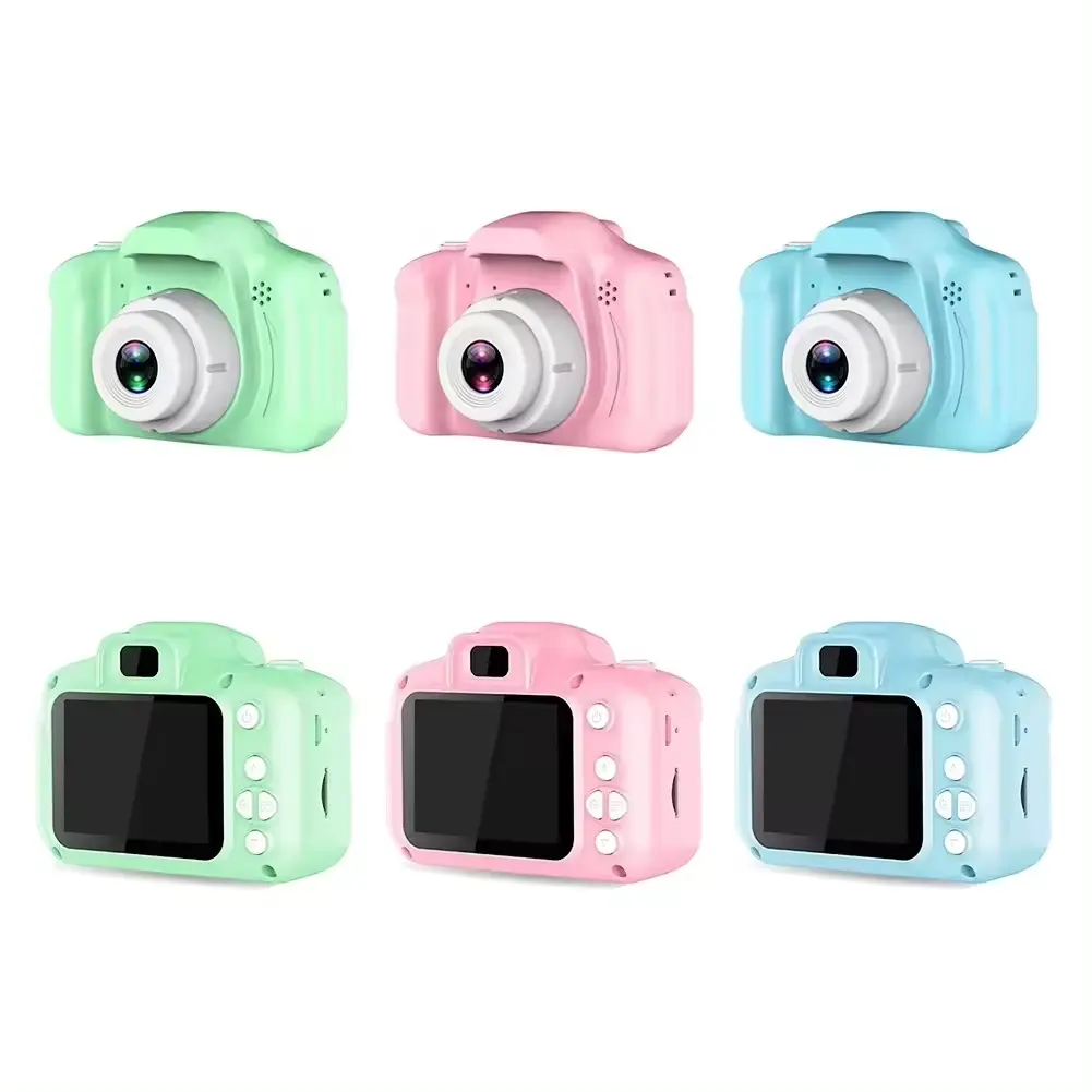 Macchina fotografica per bambini HD macchina fotografica digitale dei cartoni animati per bambini Selfie Instant Camera per bambini ragazzi ragazze bambino come regalo di natale di compleanno