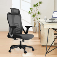 Chaise de bureau pivotante ergonomique en tissu pour centre d'appels, confortable pour le dos, idéale pour les espaces de travail modernes, en promotion