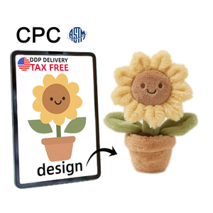 Fabricante Profesional de Juguetes de Peluche de Plantas Suculentas en Maceta, Peluche Personalizado con Diseño Kawaii - Product Image 2