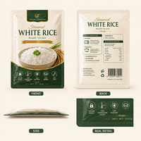 Sachet Doypack en feuille d'aluminium thermoscellable pour riz en conserve, riz instantané et plats préparés, avec impression OEM, Marque YouLai