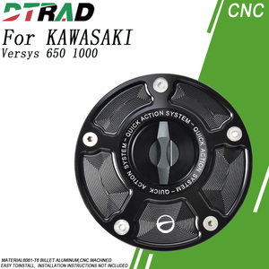 Tapa de Tanque de Combustible de Liberación Rápida con Bloqueo CNC de Aluminio DTRAD para <span class=keywords><strong>Kawasaki</strong></span> VERSYS 650 <span class=keywords><strong>ZX10R</strong></span> ER6N/F ZX-6R Z750 Z800 - Product Image 5