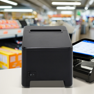 POS 80mm stampante termica per ricevute ad alta velocità di stampa 220 mm/s con USB / LAN / BT supporto stampante multilingue 1D e 2D - Product Image 1