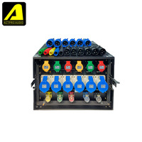 Boîte de rack professionnelle 220V 12 voies/16 voies sortie équipement d'alimentation distributeur de puissance Audio équipement de scène sonore extérieur