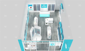 Estante Moderno de Madera y Vidrio, Góndola Médica Personalizada, Expositor de Estanterías para <span class=keywords><strong>Farmacia</strong></span>, Estantes para Diseño Interior de Tienda de <span class=keywords><strong>Farmacia</strong></span> - Product Image 5