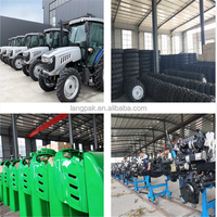 Tracteurs pour l'agriculture 24Hp 4Wd 12 Volt Tracteur Cabine Climatiseur Taishan Traktor Tracteur agricole