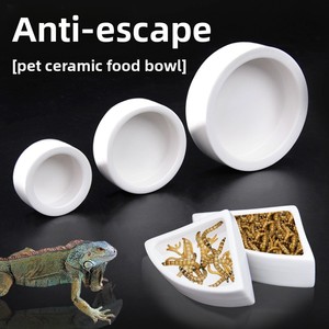 Escondite/Cueva de cerámica estéril para lagartos, evita que los gusanos de harina de alimentos vivos escapen, suministros ecológicos para anfibios y reptiles - Product Image 2
