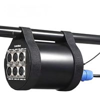 Pemisah sinyal DMX512, isolasi optik 6 saluran Splitter rangka distribusi dan Output pencahayaan panggung LED tipe Manual