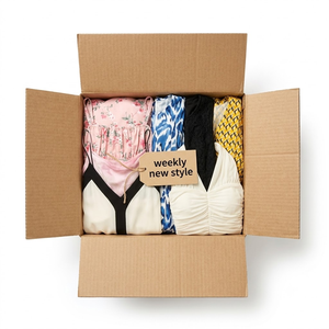 Vêtements en gros pour femmes de marque, de haute qualité, personnalisables, en coton/polyester/spandex, modèles variés, tailles et couleurs assorties, en stock - Product Image 2