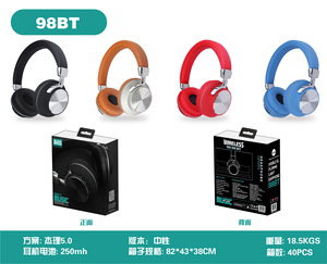 Cuffie Wireless in Metallo con Microfono |   Bluetooth 5.0, pieghevole, batteria a lunga durata |   Prezzo di Fabbrica all'Ingrosso |   Basso MOQ - Product Image 6