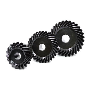 Engranaje de Piñón de Alta Precisión de 1.5 Módulos y 25 Dientes, Relación de Velocidad 1:1, Engranajes Cónicos Espirales de Precisión, Acero 45 Endurecido - Product Image 5