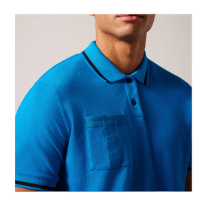 Camisetas de Poliéster/Algodón Transpirables de Alta Calidad con Cuello Redondo y Corte Ajustado, con Logotipo Personalizado para Pedidos al por Mayor, MOQ Bajo - Product Image 4